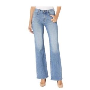 Current/Elliott high rise scooped Jarvis flare jeans vintage style size 24